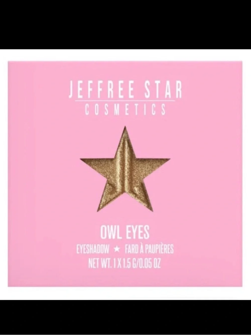 Jeffree Star Metallic Gold Single Eyeshadow - Owl Eyes